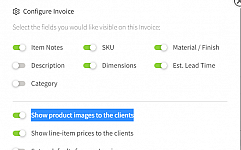 Quotes/Invoices > Allow for hiding of product images, so clients can't reverse image search for items at a lower price